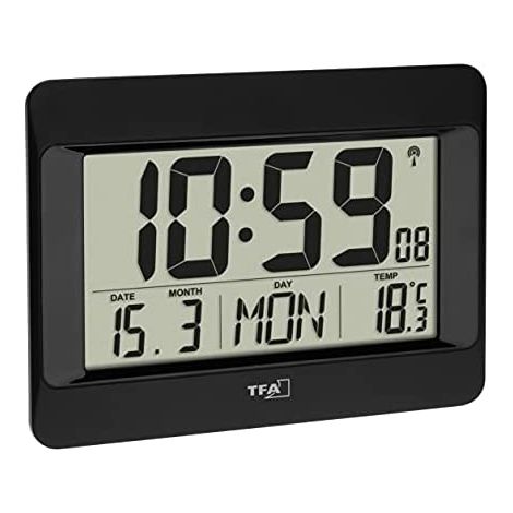 TFA 60.4519.01 Funkuhr mit Temperatur (1/3)