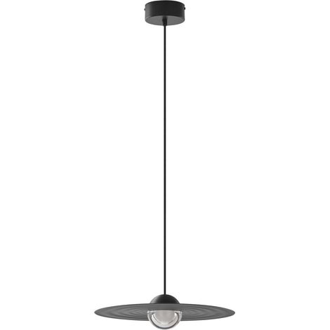Lucande LED 'Tethrion' in Nero da Alluminio