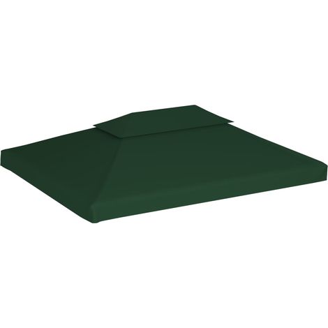 Recouvrement de remplacement d'auvent 310 g/m² 3 x 4 m Vert