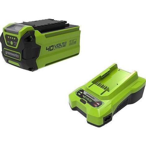 Greenworks Kit di Avviamento Batteria Litio Ioni 4 Ah 40 V