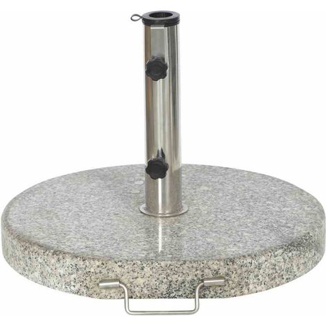 Granitständer 30 kg rund mit Griff und Rollen (1/3)