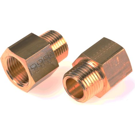 Adaptateur droit fileté hydraulique Legris LF3000 vers G 1/2 Femelle NPT 1/2 Mâle ( Prix pour Boîte de 10 )