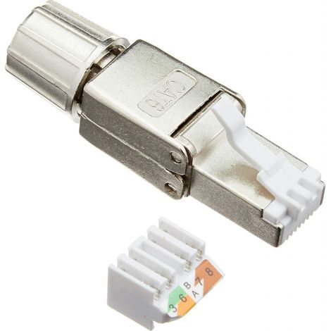 DELOCK RJ45 Stecker Cat.6 STP werkzeugfrei (86476) (1/4)