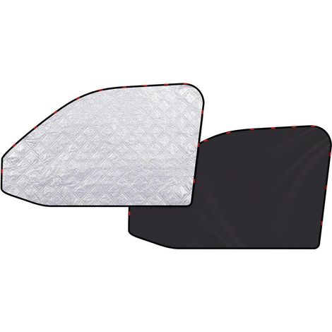 Sonnenschutz Frontscheibe für VW T5 T6, 3-teilige Thermomatte, UV-Schutz, magnetisch (1/5)