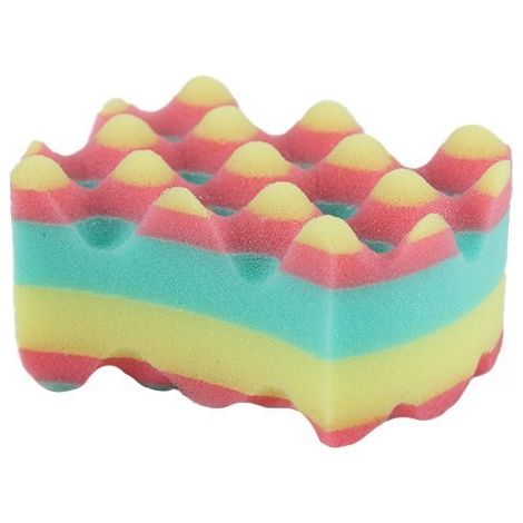 Spugna da bagno Donegal cactus 6060, mix di colori, 1 pezzo (1/2)