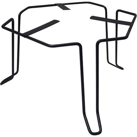 Stabilisateur de pot anthracite – Acier époxy résistant au gel et UV – Ajustable jusqu'à 23cm de diamètre – Fabrication française – Louis Moulin (1/3)