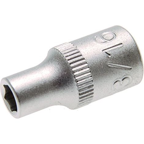 Llave de vaso hexagonal  entrada 6,3 mm (1/4")  3/16"