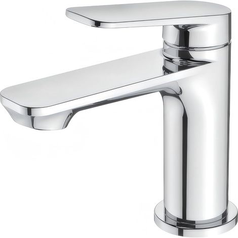 Solid Brass Chrome Bathroom Mixer Tap (1/5)