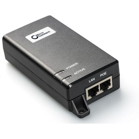 Injecteur PoE MicroConnect 60W 802.3af/at