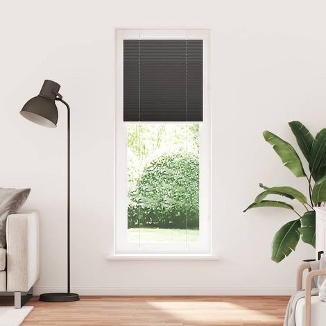Maison Exclusive - Estor Plisado negro 80x200 cm Tela Ancho 79,4