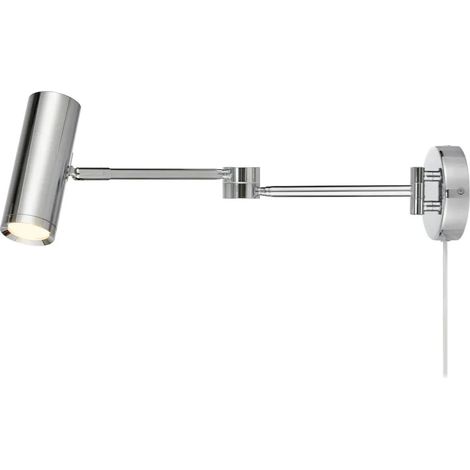 Applique murale LED orientable dimmable chrome 4.9W 3000K - Markslojd Arlo (1/3)