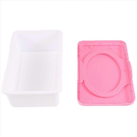 Boîte de rangement pour mouchoirs en papier secs et humides, lingettes et serviettes. (1/5)