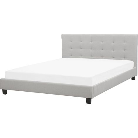 Wasserbett Stoff LA ROCHELLE 180 x 200 cm Hellgrau