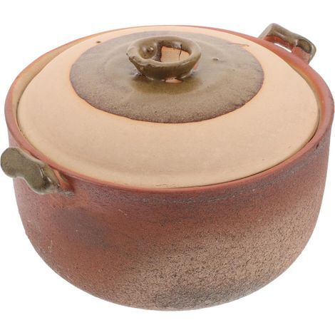 Japaneseischer mit Deckel und Griff Kochtopf für Eintöpfe (1/4)
