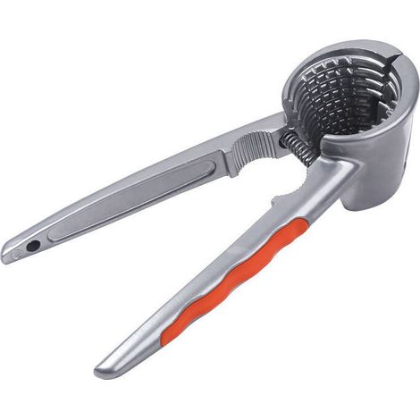Pinces à Noix, Casse Noix et Noisettecasse avec Manche en Silicone Antidérapant de Cuisine Outil Multifonction Écrou Cracker Noyer Sheller Cracker— (1/4)