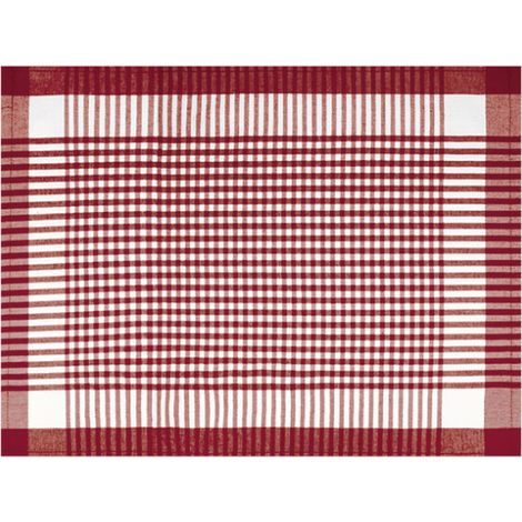 Paño de cocina multiusos APPETIT  Blanco / Rojo loto (1/5)