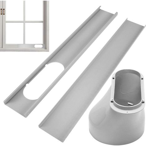 Air Conditioner Sealing Kit, Portable Air Conditioner Window Kit, Portable Air Conditioner Door, Suitable for Portable Air Conditioners with 15cm Diameter Air Conditioner Hoses (1/5)