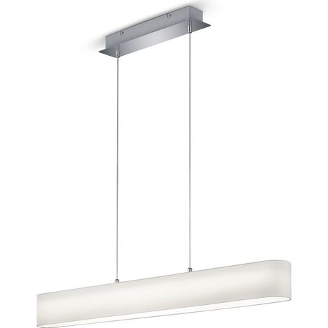 Plafonnier, Nickel Tissu, Weiß, Integriert 18W (1/4)
