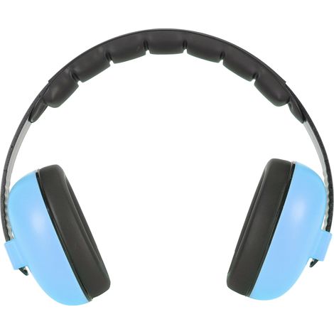 Bouchons antibruit bébés bleus casque protection auditive enfants match football concert réduction bruit (1/5)
