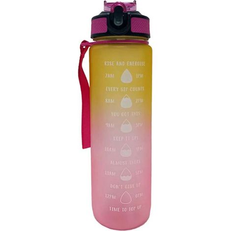 Borraccia Termica multicolor resistente da 900 ml -Nero/Grigio (1/5)