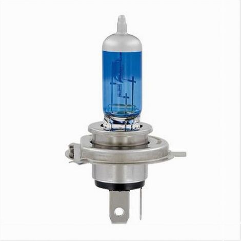 TRADE SHOP - Lampadina Lampada H4 Alogena Per Moto Auto 60/55w 12v Luce Bianco Freddo H4-bx02 - (1/2)