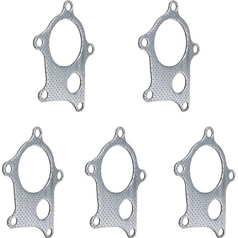 Kit de 5 joints de collecteur d'échappement pour T3/T4 T04E, bride à 5 boulons, tuyau de descente avec actionneur de wastegate interne (1/5)