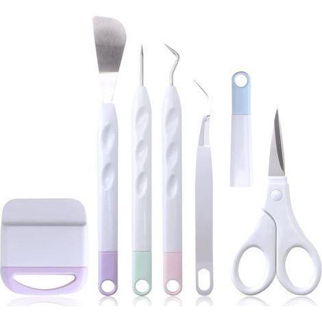 6pcs Vinyl Weeding Tools Accessories for Self Adhesive Vinyl, Silhouette, HTV, Cameos, Lettering Cameos (1/5)
