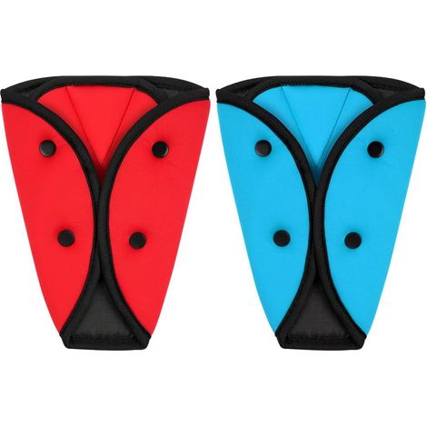 Lot de 2 Ajusteurs de Ceinture de Sécurité, Ajusteur Ceinture Enfant Pliable et Portable Bretelles Réglables Librement Convient aux Enfants, Femmes Enceintes, Kit de Sécurité du Véhicule (1/5)