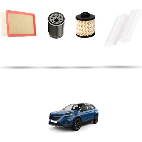 Kit tagliando 4 filtri compatibile con Opel Grandland X(A18) 2.0 Diesel 130kw Dal 2018 (1/5)
