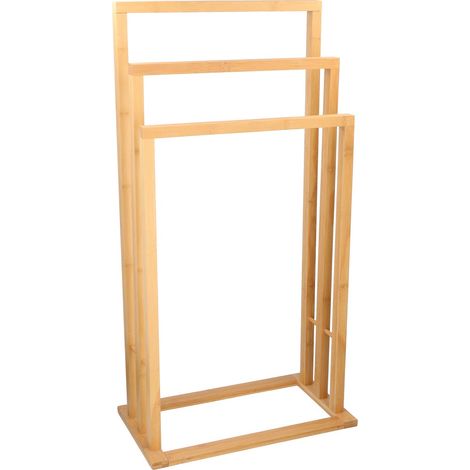 No Brand étagère de salle de bain Brun H84xl17.5xL45cm (1/4)