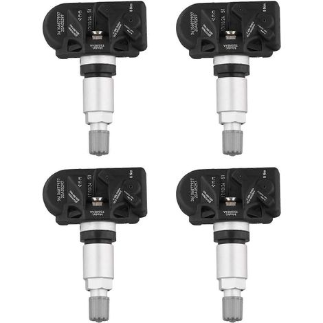 Lot de 4 36106877937 voiture Pneu Pression Monitoring Système capteur TPMS capteur compatible avec BMW Alpina Toyota 6877937 (1/5)