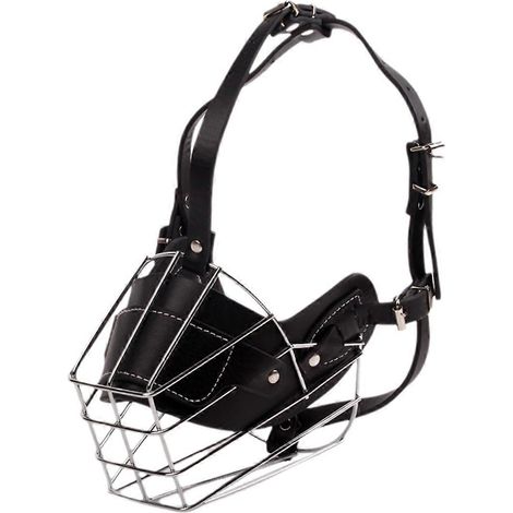 Muselière en filet pour chien, protection buccale, anti-aboiements, accessoires pour animaux de compagnie, taille M (1/5)