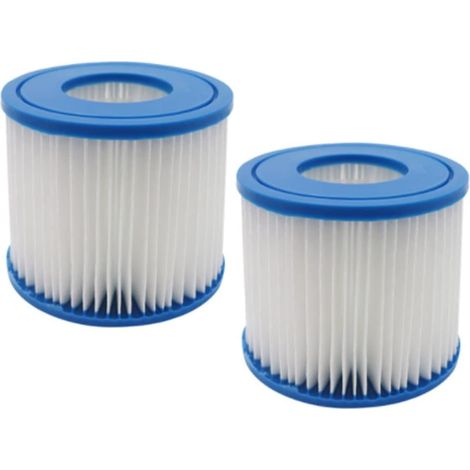 2 Pack D-Type Pool Filter Filter, Replacement Filter Cartridge for Summer Waves P57100102, SFS-350 RP-350 RP-400 RP-600 RX-600