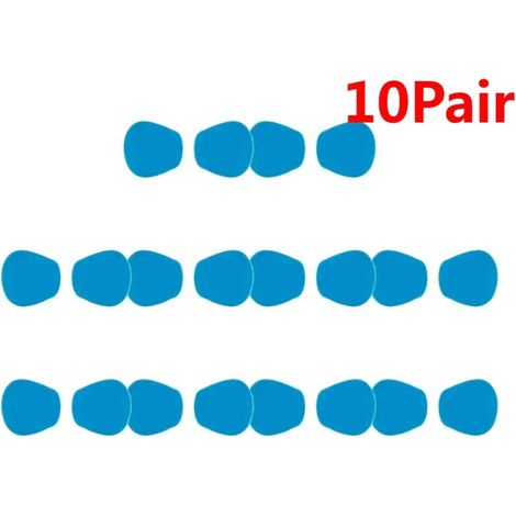 ["EMS Neck Massage Gel Pads, Replacement Patch for Body Massager, Silicone Gel Patch for Abdominal Muscles, Reusable EMS Neck Training Device"]