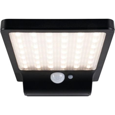 Applique solaire LED Solveig à détection 4,8 W 3000K 300 lm IP44 noir - (1/5)