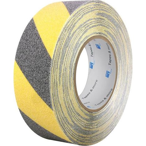 Slittamento Del Nastro Adesivo Nero / 50Mm X 18M Giallo