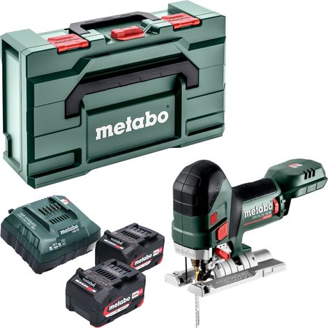 Metabo STA 18 LTX 150 BL Akku Stichsäge 18 V 150 mm Brushless + 2x Akku 4,0 Ah + Ladegerät + Metabox