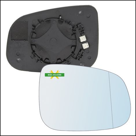 Piastra retrovisore termica asferica lato dx-passeggero per volvo v50 dal 2009-