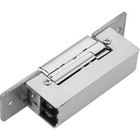 Serrure à gâche électrique, serrure électronique, mortaise réglable montée facile à installer pour immeuble de bureaux Portes en acier inoxydable haute dureté, portes en bois plus sûres (1/5)