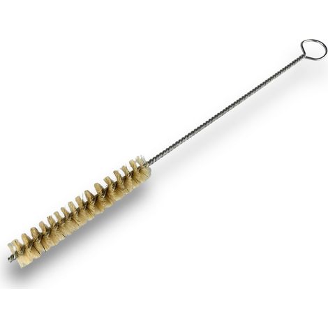 Goupillon SOIE multifonction Diamètre 14 mm Garnissage 120 mm Manche Torsadé 250 mm - Quantité x 1 - Ø 14 mm - SOIE (1/5)