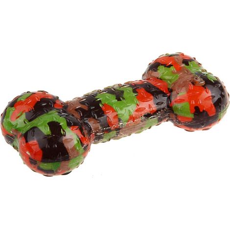 Gioco osso Fuxtreme in plastica TPR con squeaker per cani