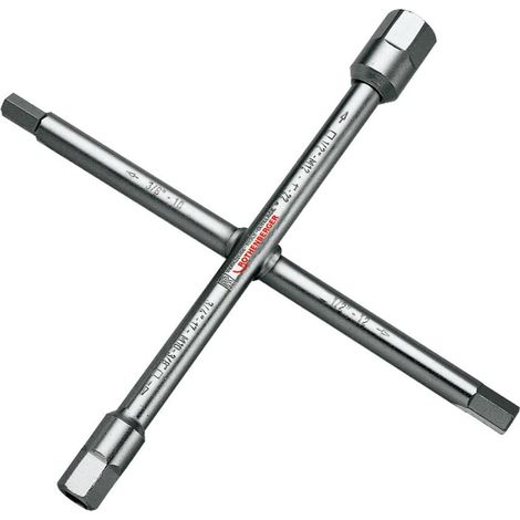 Sanitärkreuzschlüssel 220x220mm 10-Fach-Funktion ROTHENBERGER (1/2)