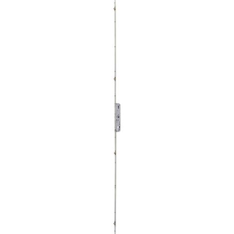 Ferco – Crémone 28mm x 70mm multipoints en acier inoxydable – Mécanisme fluide pour portes en bois et PVC – Installation facile avec gabarit - R2-R4