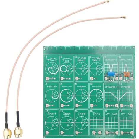 Kit dimostrativo NanoVNA, modulo di test RF, filtro e attenuatore per analizzatore di rete vettoriale