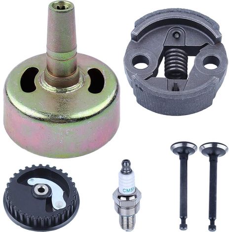 Adefol 7T Clutch Drum Camshaft Valve Set Compatible for Hon GX25 Small Engine Lawn Mower Replacement Part 22000-ZM3-003, 14711-Z0H-000, 14721-Z3E-000 with Spark Plug (1/5)