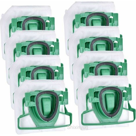 8 bolsas de microfibra para aspiradora Vorwerk Kobold 200 VK200 FP200.5 para personas alérgicas. (1/5)