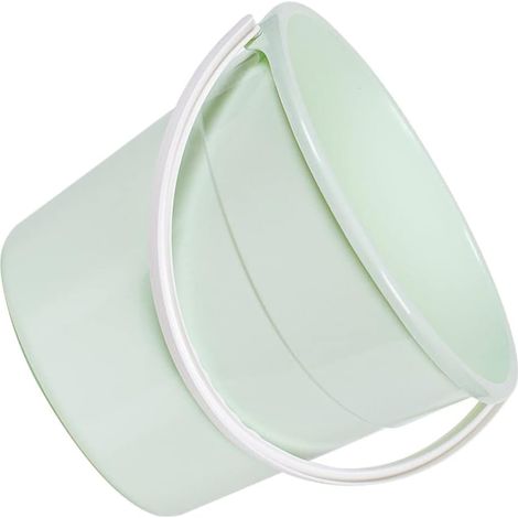 Seau Robuste de 12,2l en Plastique PP Rond avec Poignée, Étanche et Antirouille, pour Camping, Lavage de Voiture et Usage Domestique (1/5)