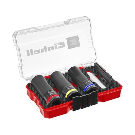 Juego de 3 llaves de impacto con pack neumático de 17, 19 y 21mm  EINHELL 49109273
