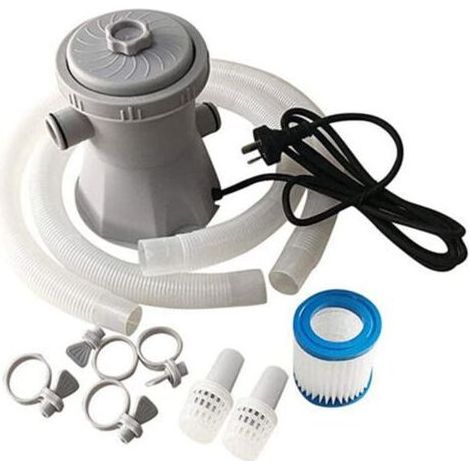 Pompe de Filtration de Piscine 220 V avec élément filtrant, 330 Gal Pompe de Piscine électrique circulant de l'eau de Nettoyage Outil adapté à la Circulation d'eau Chaude (1/5)