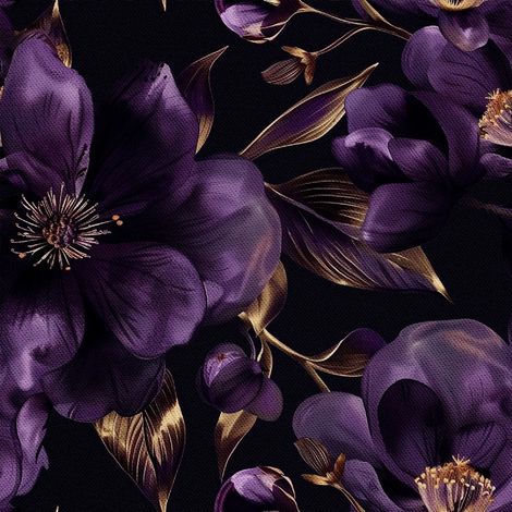 Tela decorativa para exteriores Oxford - Motivo floral I DX5459 (1/5)